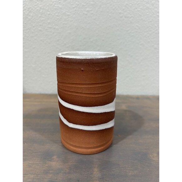 Stephen Pearce Pottery Vase Mini 4" Shanagarry Irish Pottery Signed - Picture 2 of 9